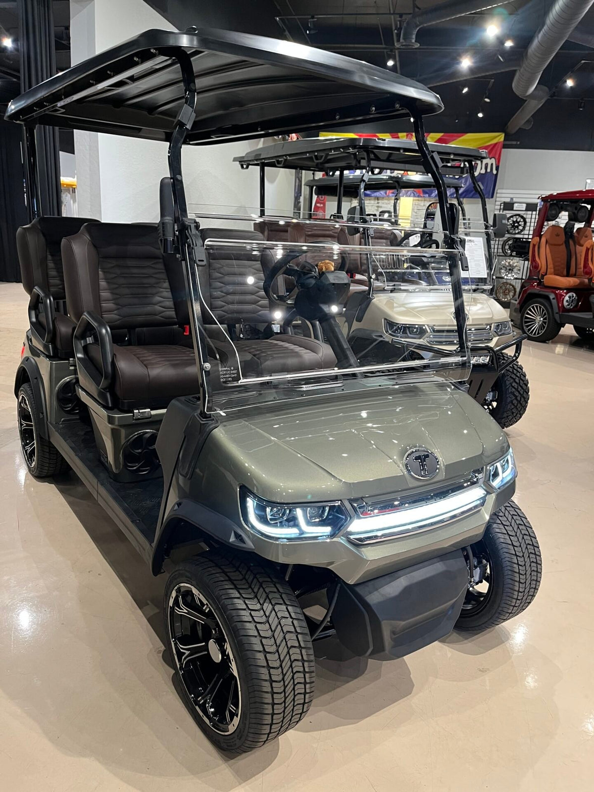 2026 ALL NEW TARA SUMMIT AIR 4 ROAD Golf Cart WITH LITHIUM ION BATTERY, GOLF BAG ATTACHMENT, AND LED LIGHTS For Sale