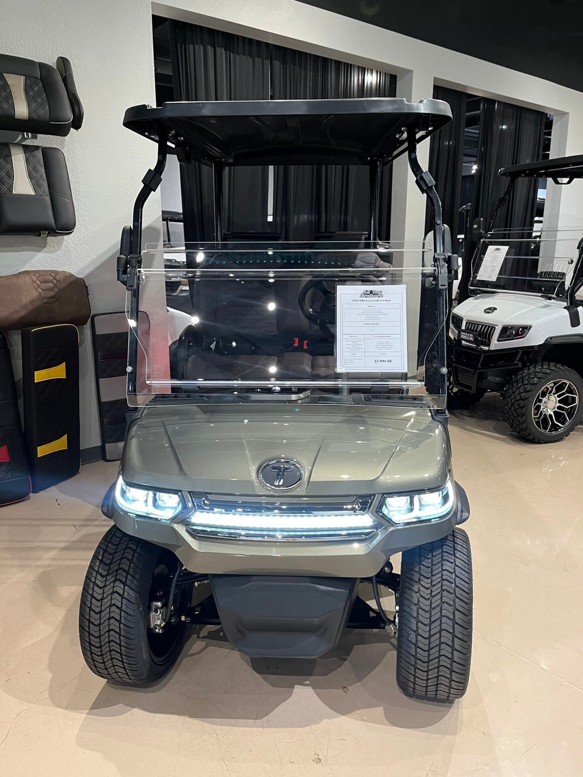 ALL-NEW 2026 TARA SUMMIT AIR 2+2 NON-LIFTED Golf Cart WITH LITHIUM ION BATTERY AND 8 YEAR WARRANTY For Sale